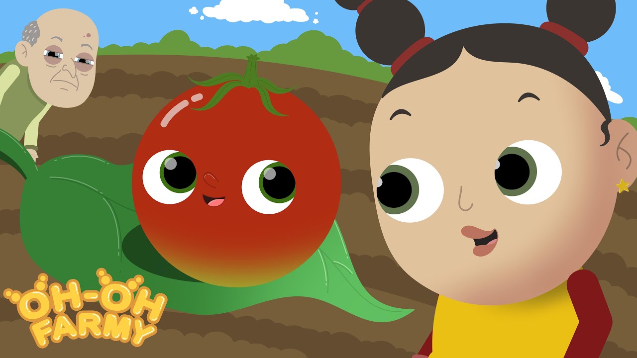 HO TROVATO UN POMODORO PARLANTE! 🍅🍅🍅 Oh Oh Farmy 🥕 CARTONI PER BAMBINI IN ITALIANO