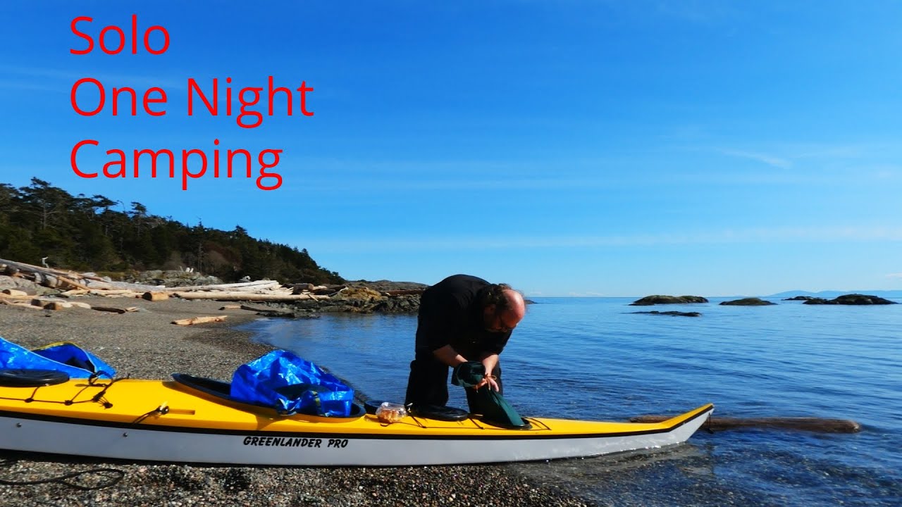 sea kayak camping | solo 1 night