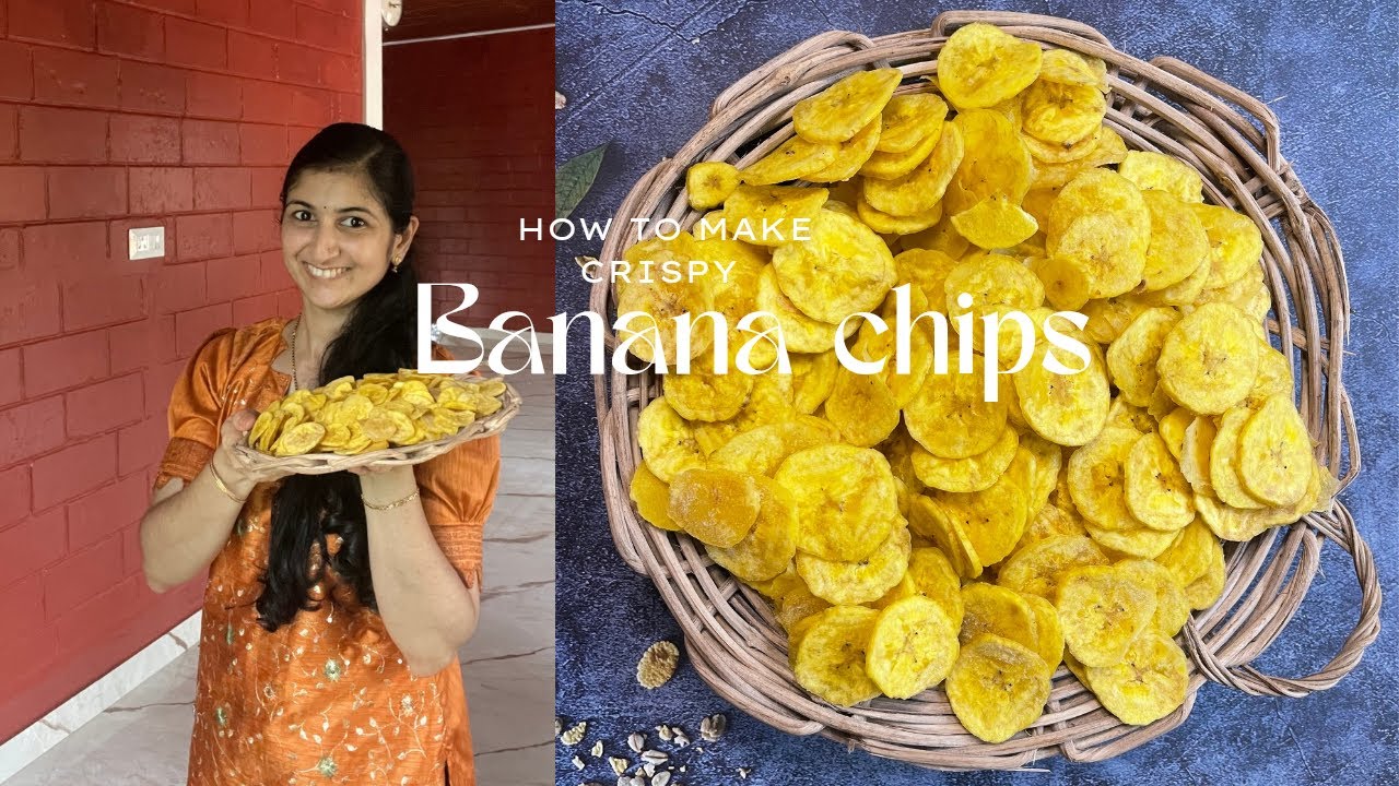 🍌 Crispy Homemade Banana Chips + Zero waste banana peel palya+South Indian Lunch Vlog