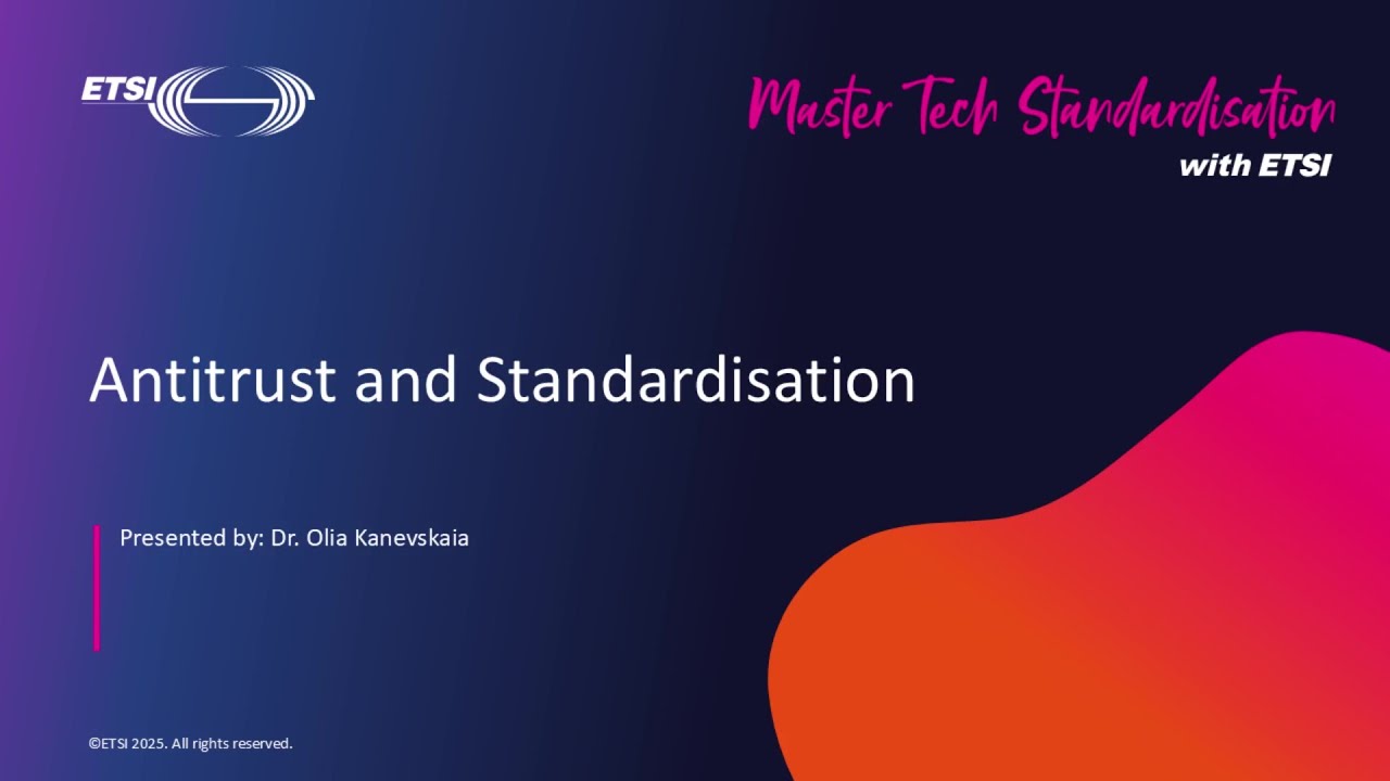 Antitrust and Standardisation
