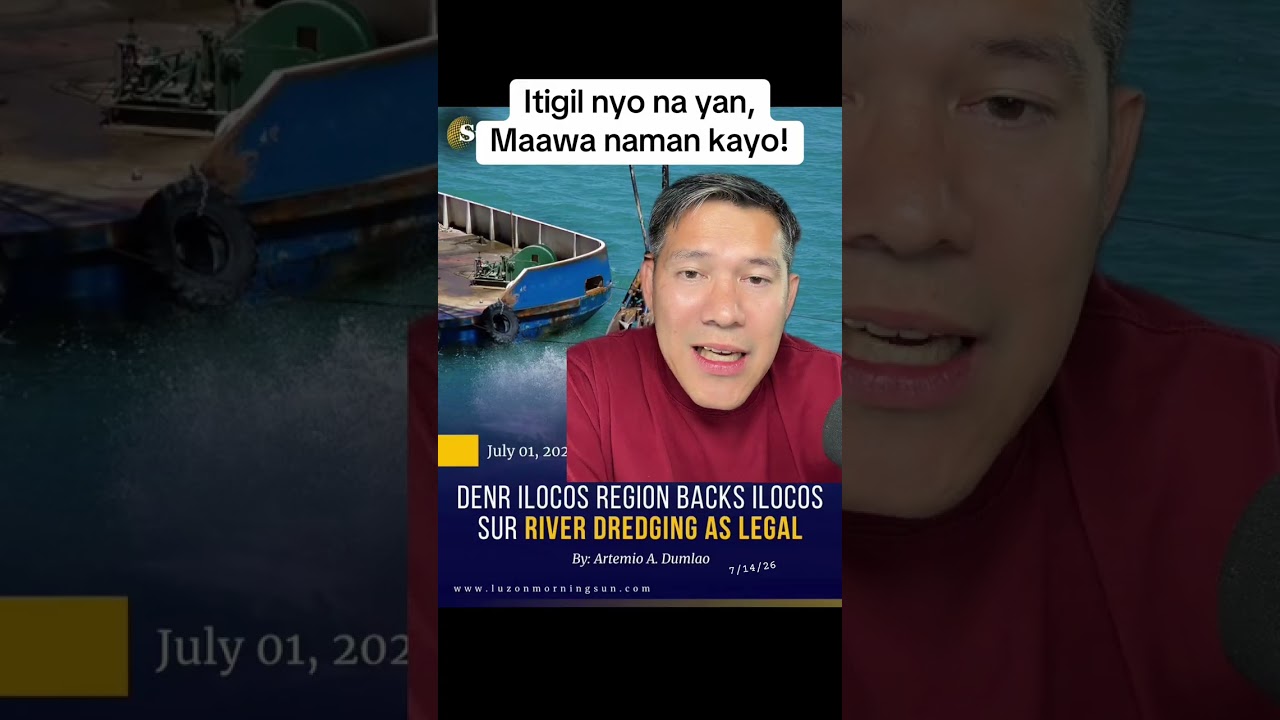 DENR, IPATIGIL NYO NA ANG BLACK SAND MINING DYAN SA ILOCOS SUR! MAAWA NAMAN KAYO!