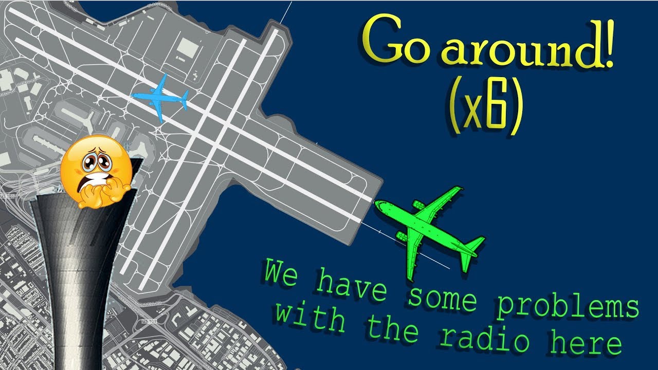 Air Canada A320 lands at SFO after being instructed to go around!