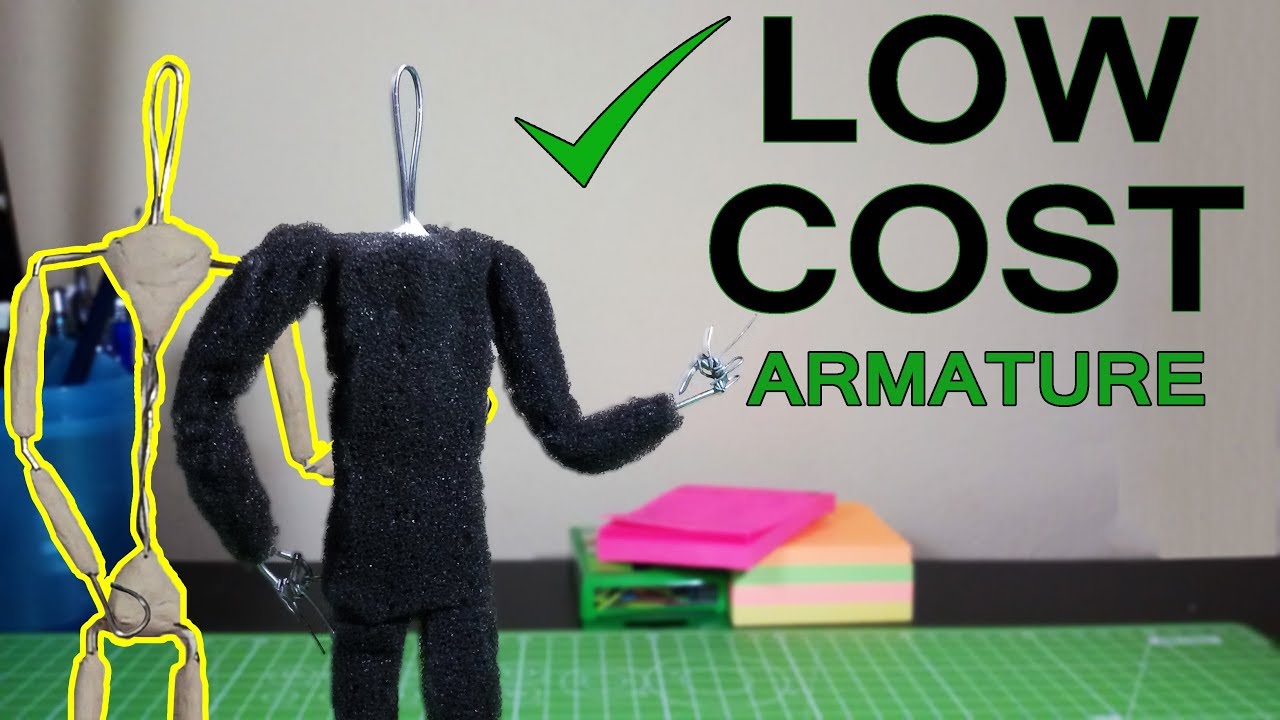 Come fare l'armatura in ferro per Stop Motion #stopmotion #animation #wirearmature
