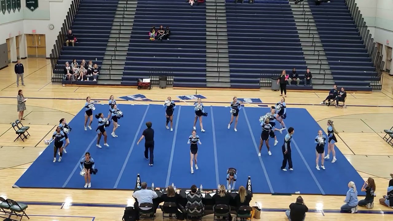 Charles J. Colgan High School at Region 6B Cheer Competition 2022 Second Round