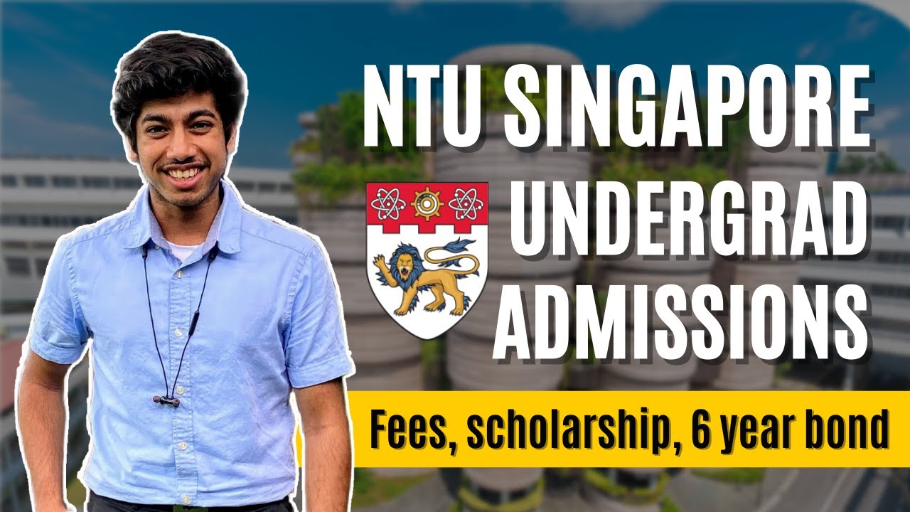 Undergrad admissions at NTU & NUS Singapore | Fees, scholarship, bond obligation ft. Hitesh Agarwal