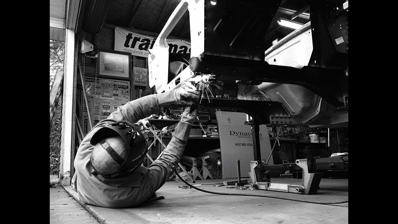 Mustang frame rails, aprons and core support. Brooklyn Pony part 12 #mustang #framerail #howto
