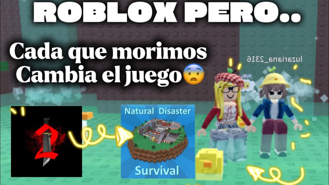 ROBLOX pero… CADA QUE MUERO cambia el JUEGO!!🔥🔥