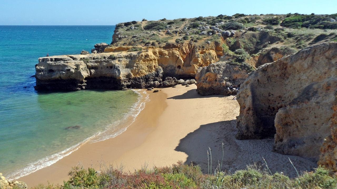 Praia da Vigia (Tesouro escondido em Albufeira) Algarve