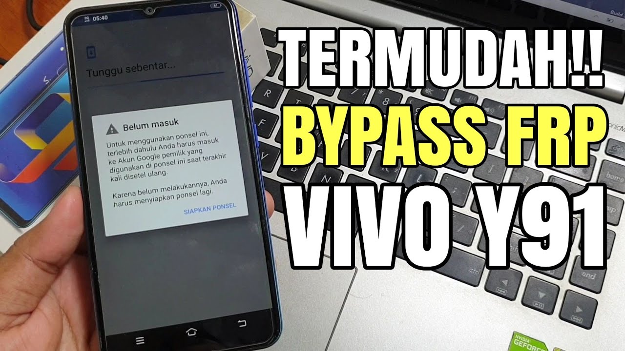 TERMUDAH! Cara Bypass Frp Google Account Vivo Y91 Tanpa Komputer