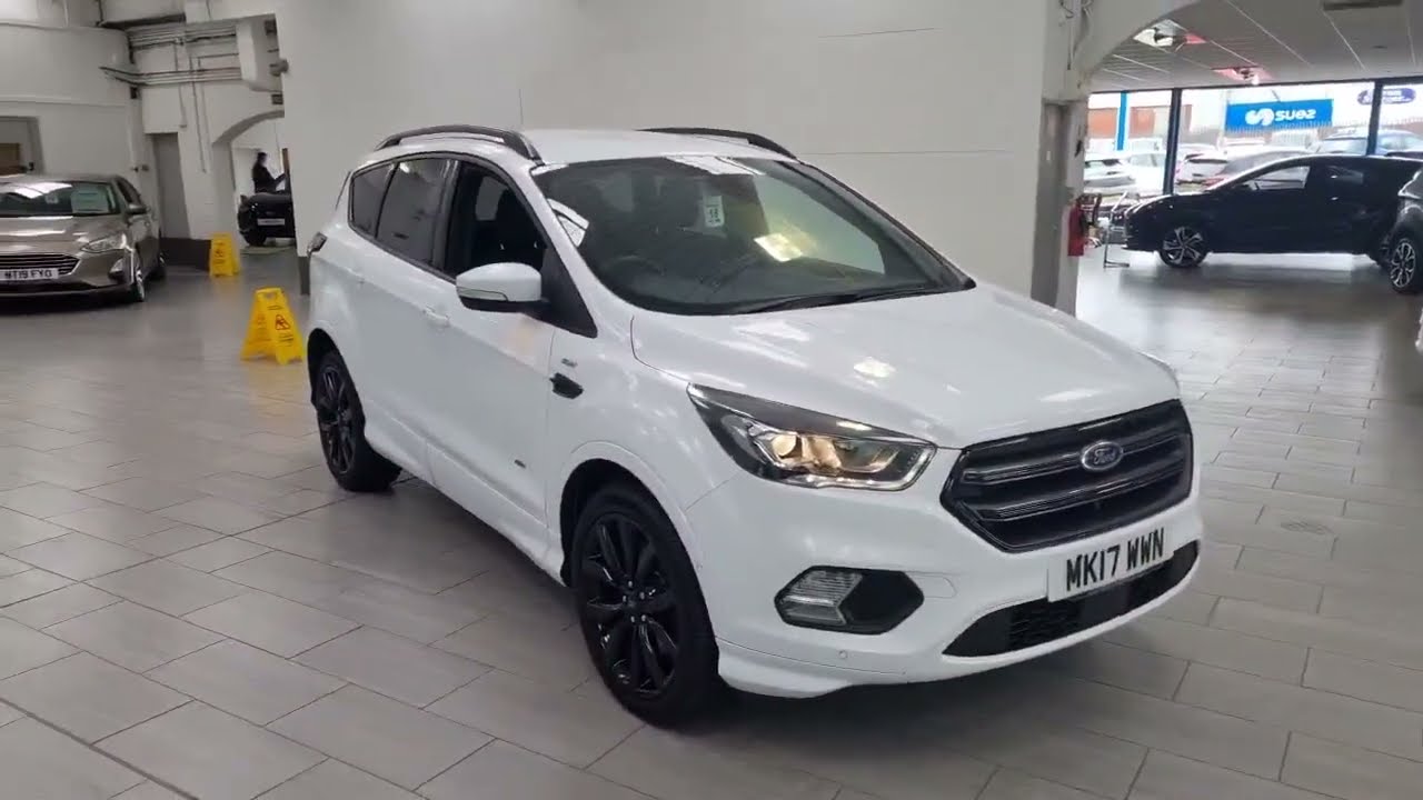 Ford Kuga 2017 (17 reg) 2.0 TDCI 180 ST-LINE 5dr AWD With Sat Nav & Park Assist