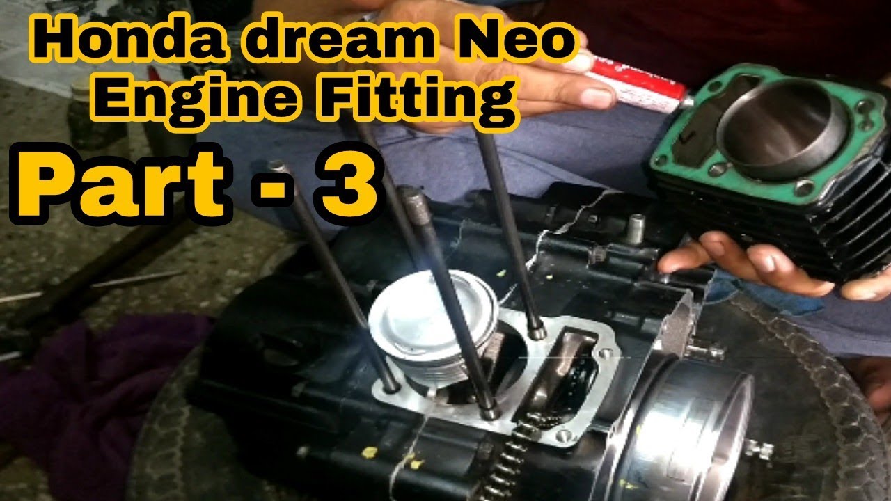 Honda Dream Neo Engine Fitting (Part -3) | Gajanan Auto Service And Parts