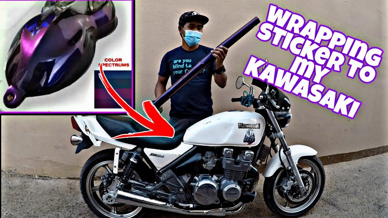 WRAPPING STICKER TO MY KAWASAKI | 7 colors | Kawasaki Zr550