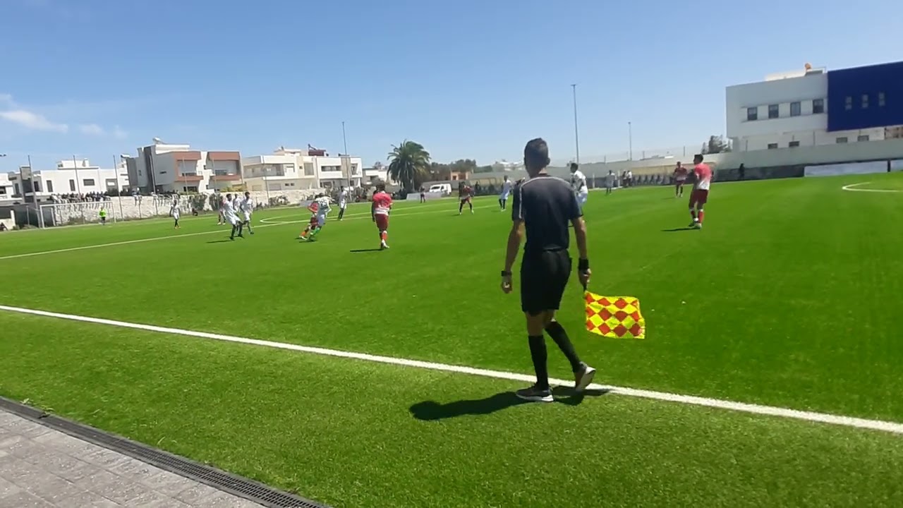 DHJ  VS WAC (1 :0)  U19 2ème mi-temps نتمنى الشفاء العاجل لرضى أمزيل الذي أصيب أثناء المقابلة
