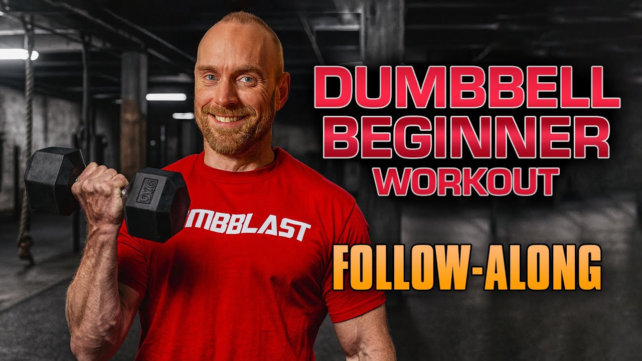 Dumbbell workout for beginners / at home | DUMBBLAST 6 (FOLLOW ALONG!)