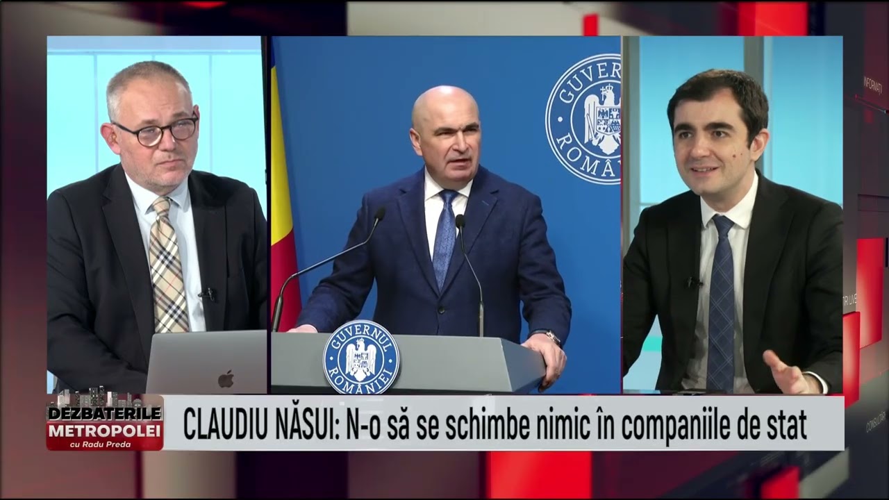Claudiu Năsui: N-o să se schimbe nimic în companiile de stat | @Metropola TV