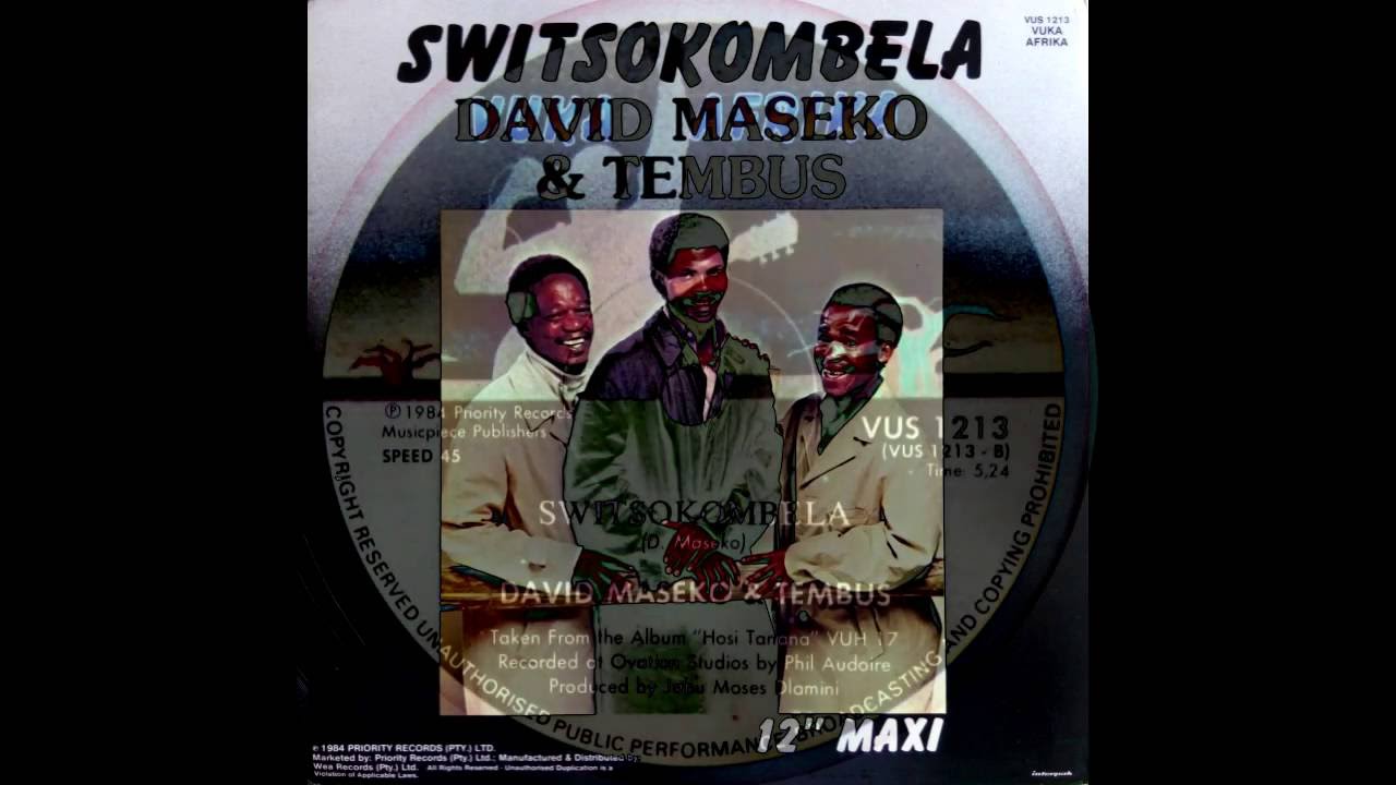 David Maseko & Tembus - Tsatsawane + Switsokombela (SA 1984)