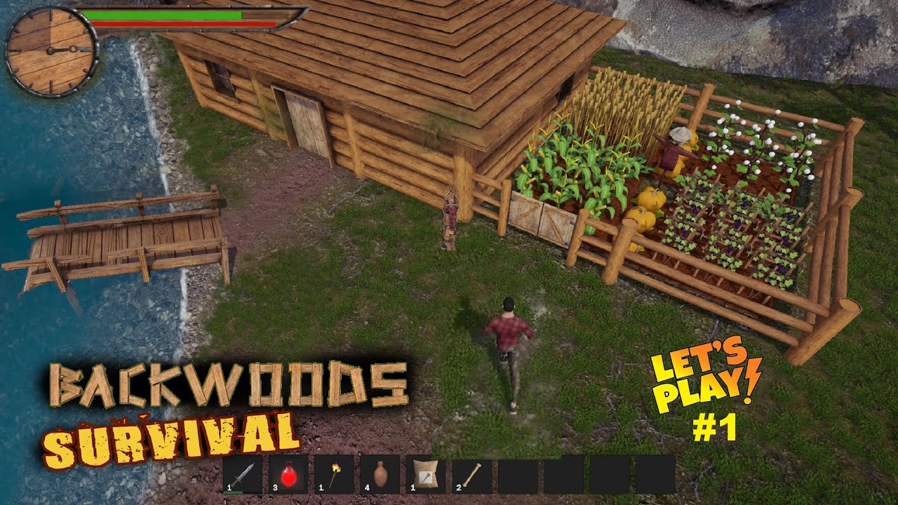 Backwoods ✅Неплохая соло выживалка✅Gameplay✅PC Steam Survival game 2024