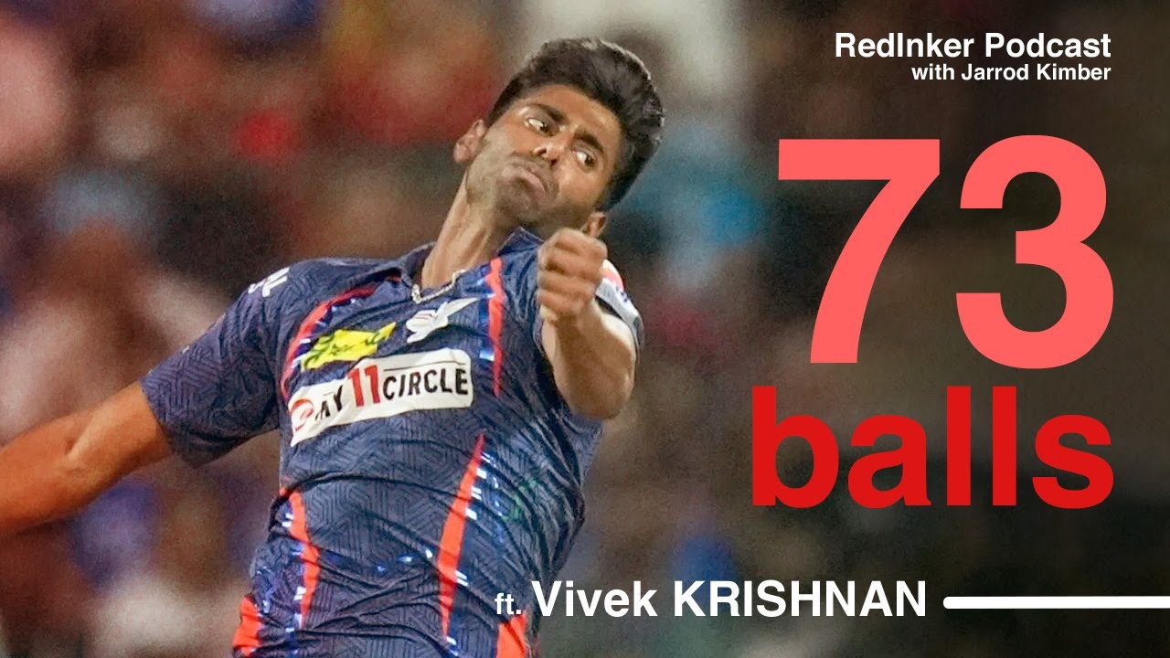 The 73 balls of Mayank Yadav ft. Vivek Krishnan | Red Inker Cricket Podcast | Jarrod Kimber