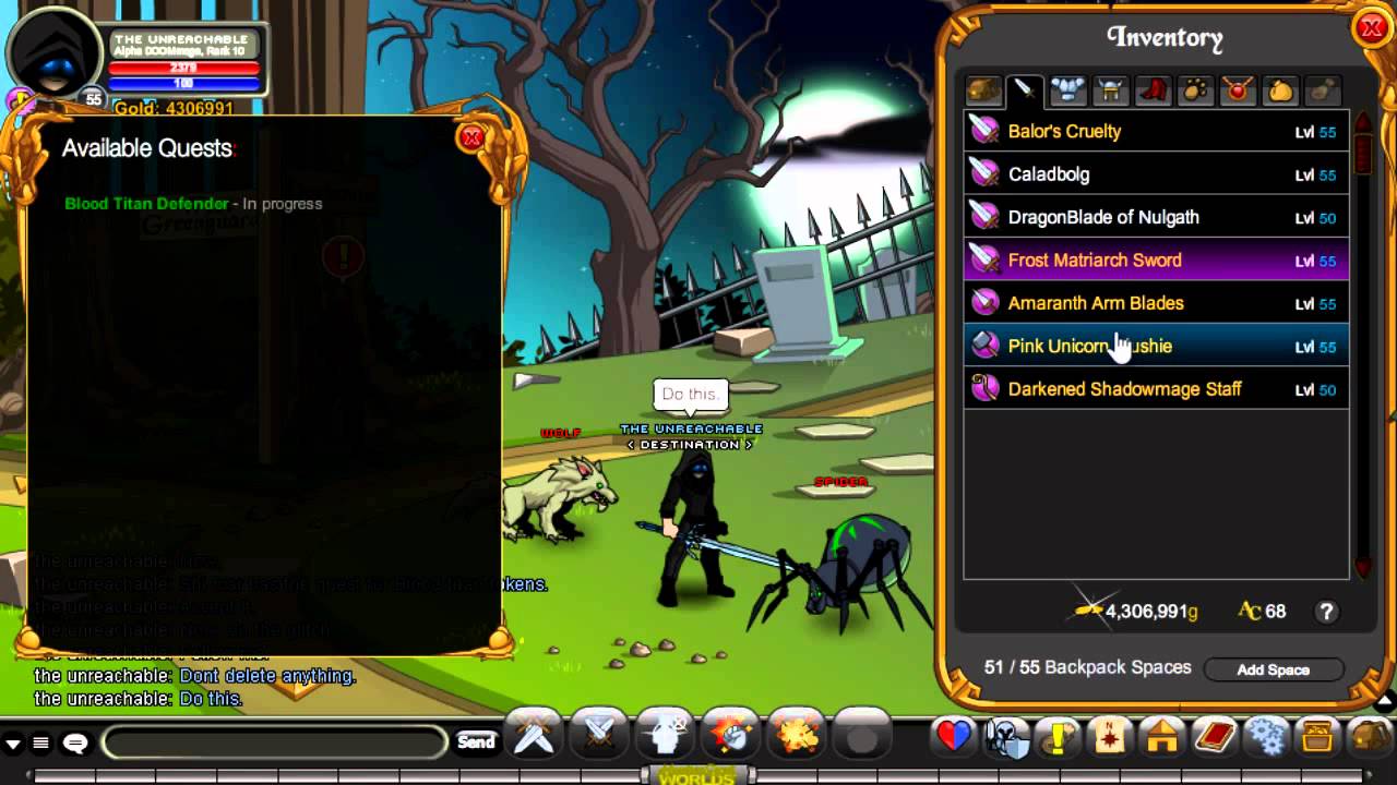 AQW: How to Get Blood Titan Class (EASIEST WAY)