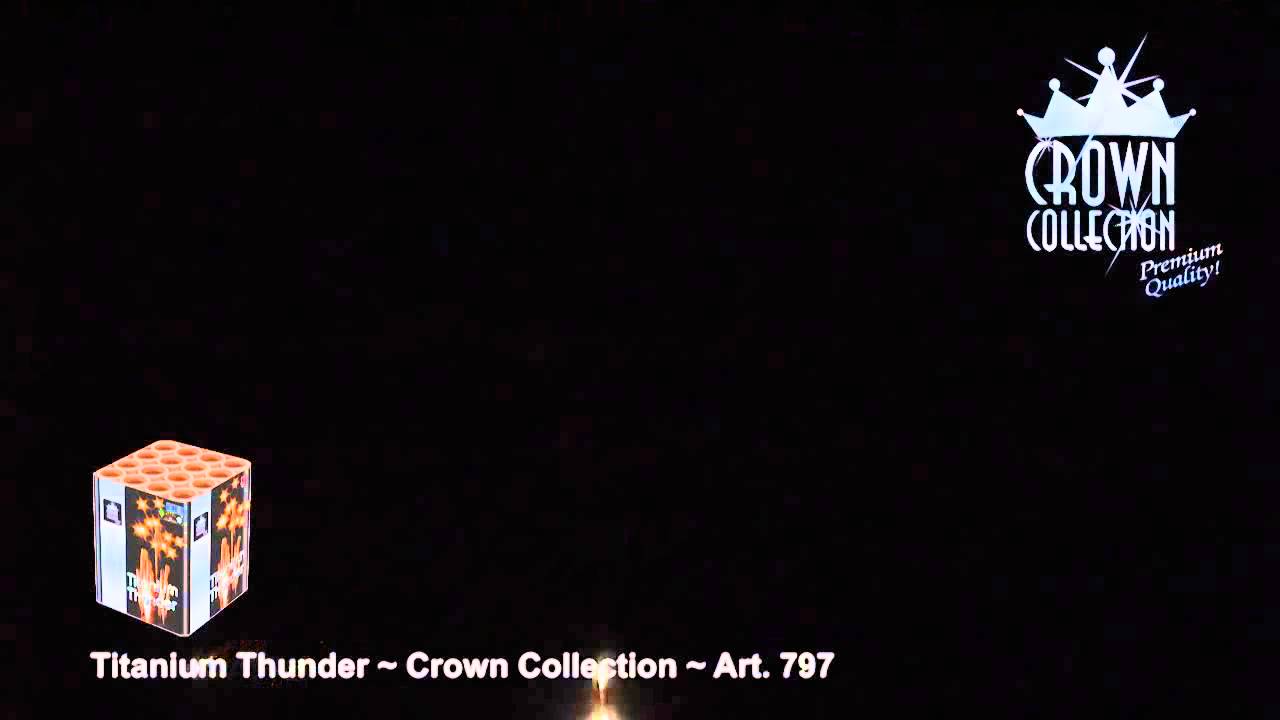 Titanium Thunder - Broekhoff Vuurwerk - Crown Collection (www.vuurwerkbieb.nl)