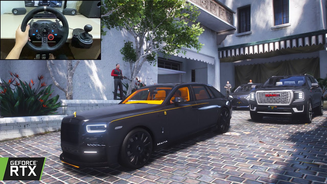 GTA 5 - Rolls-Royce Phantom VIII Peaky Blinders Edition - MAFIA GANG WAR & CONVOY