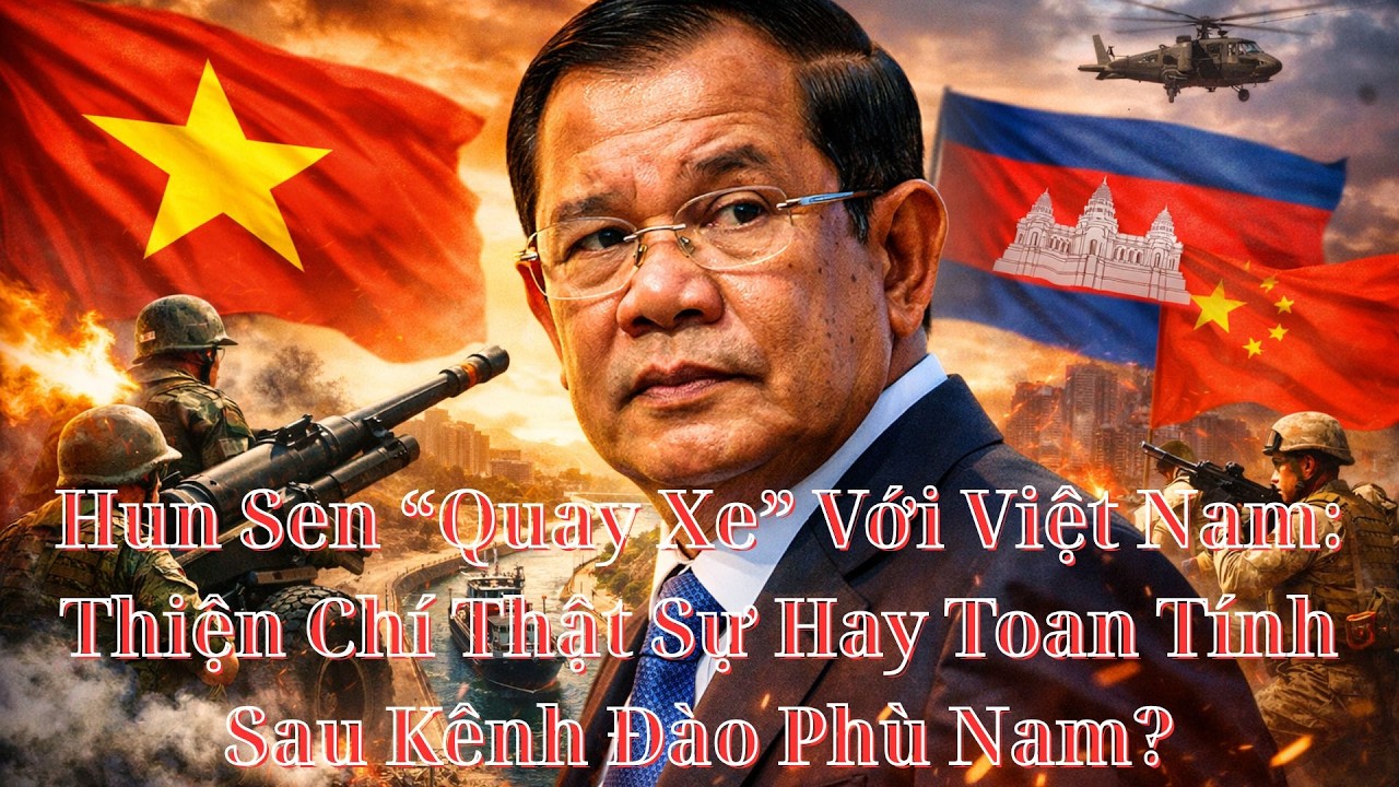 Hun Sen “Quay Xe” Với Việt Nam Thiện Chí Thật Sự Hay Toan Tính Sau Kênh Đào Phù Nam