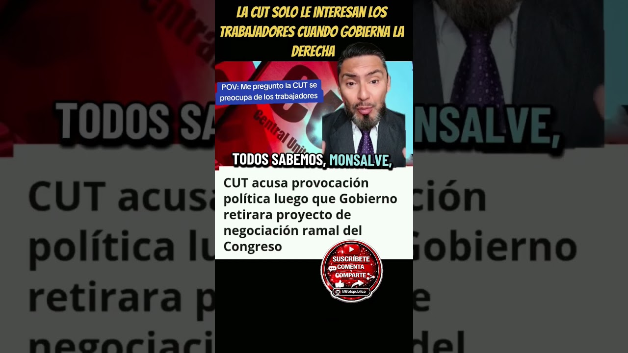 Apareci&oacute; la CUT #chile #corrupci&oacute;n #politicos #democracia #noticias #kaiser #pnl #politica