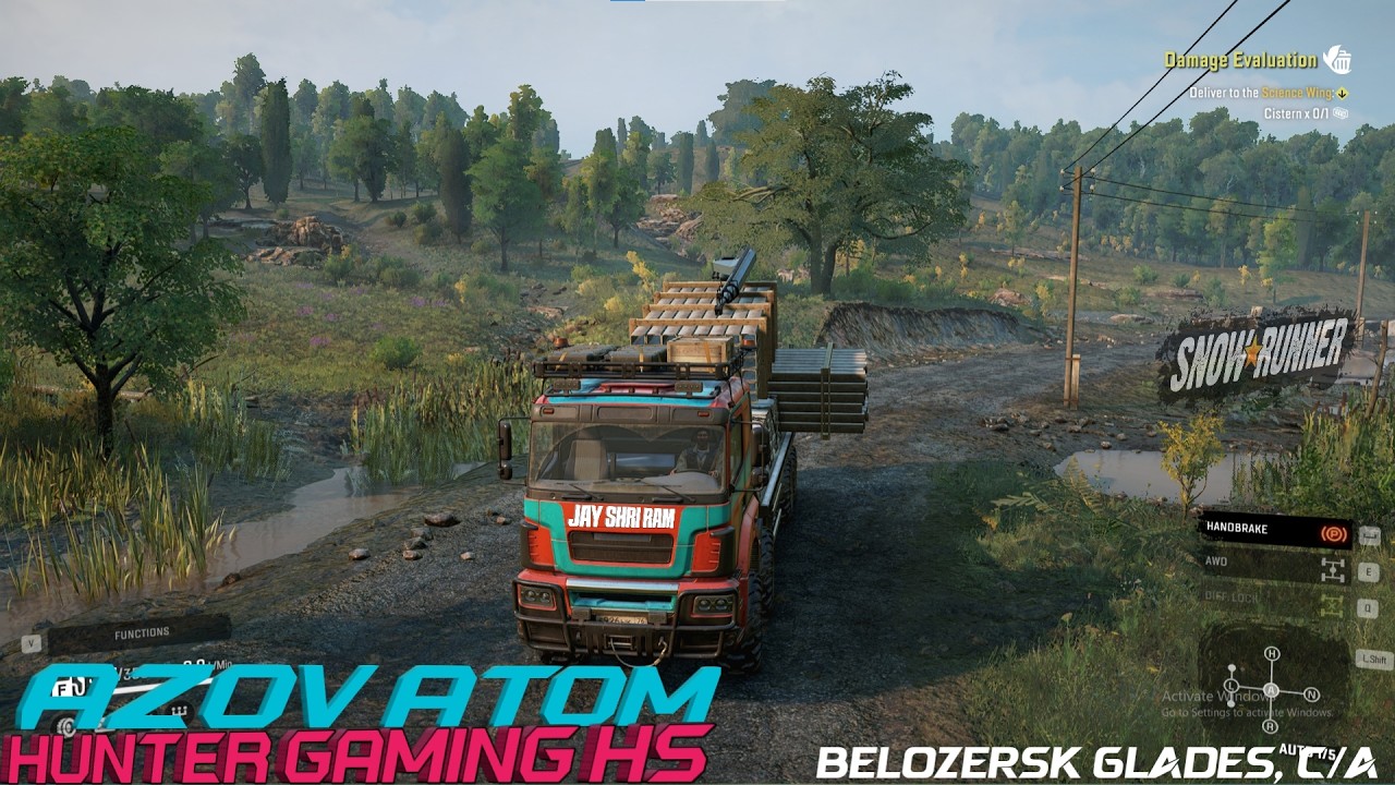 SNOW RUNNER - part 12 belozersk-glades, central asia LIVE game #snowrunner #bestlive