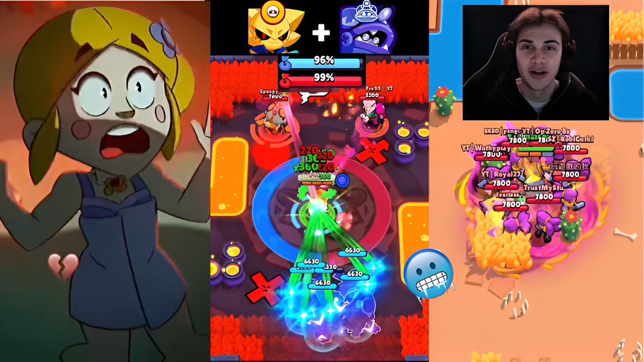 Лучшие моменты, монтаж и неудачи 🔥 [Brawl Stars] #11