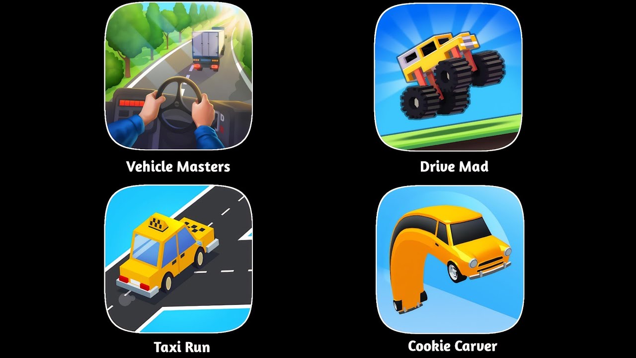 Drive Mad, Taxi Run, Worm Car, Vehicle Masters - iOS android Gameplay Walkthrough 