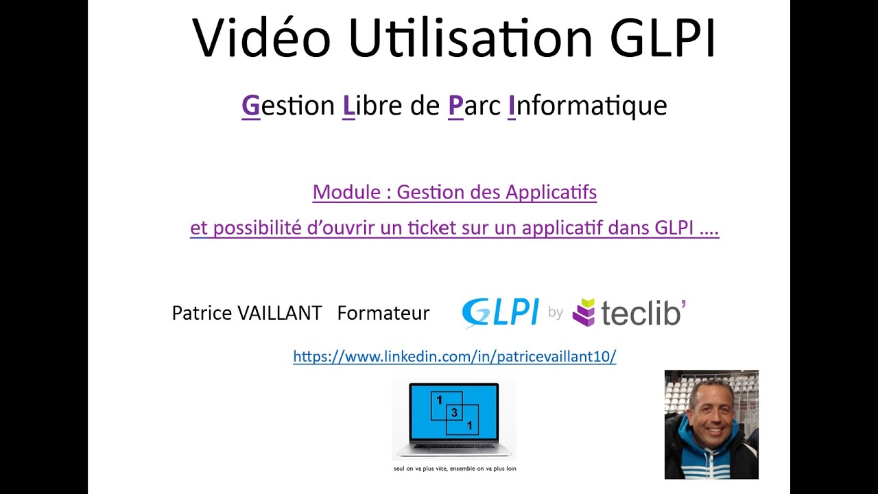 GLPI 10.0.x - Module Gestion des Applicatifs, ticket sur un applicatif