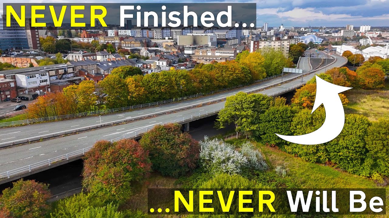 Newcastle's ABANDONED MOTORWAY - The Gateshead Flyover Soon To Be Demolished & Consigned To History