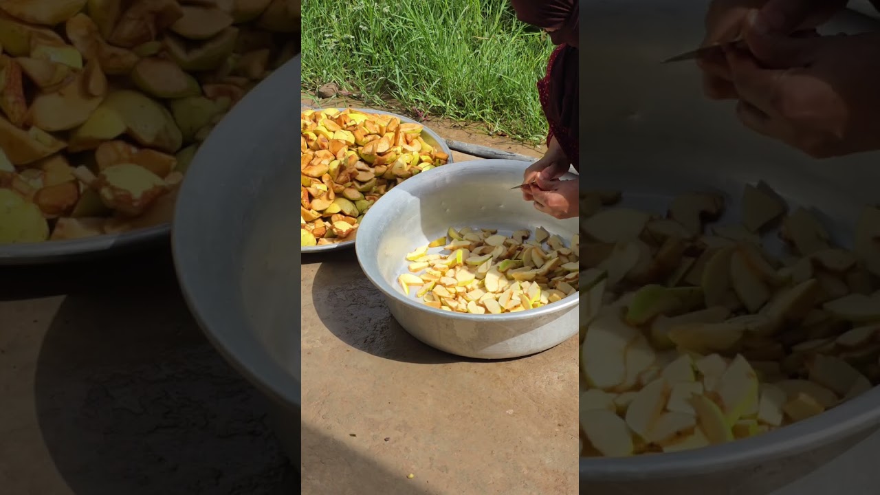 Village life! I made a quince jam my life for a day
