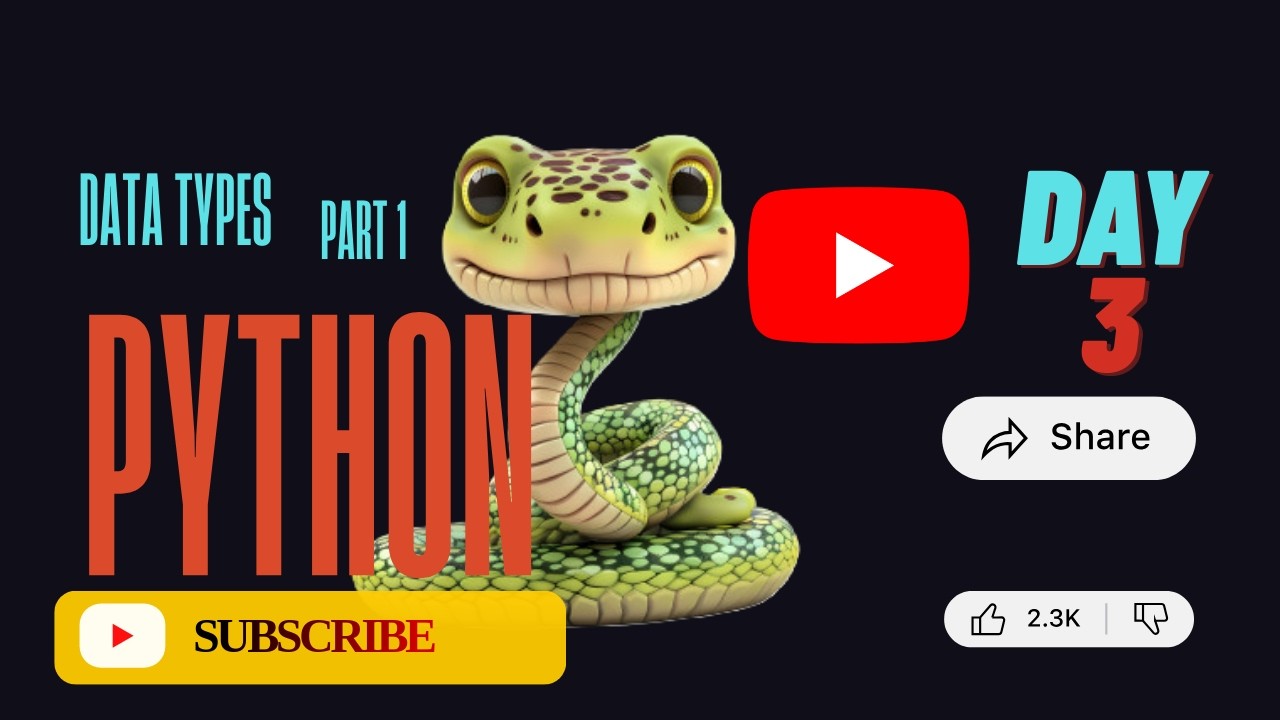Data types , Numberic in Python  Day-3#CODLYTIC #Python #Coding #Analytics #PythonVideo #Programming