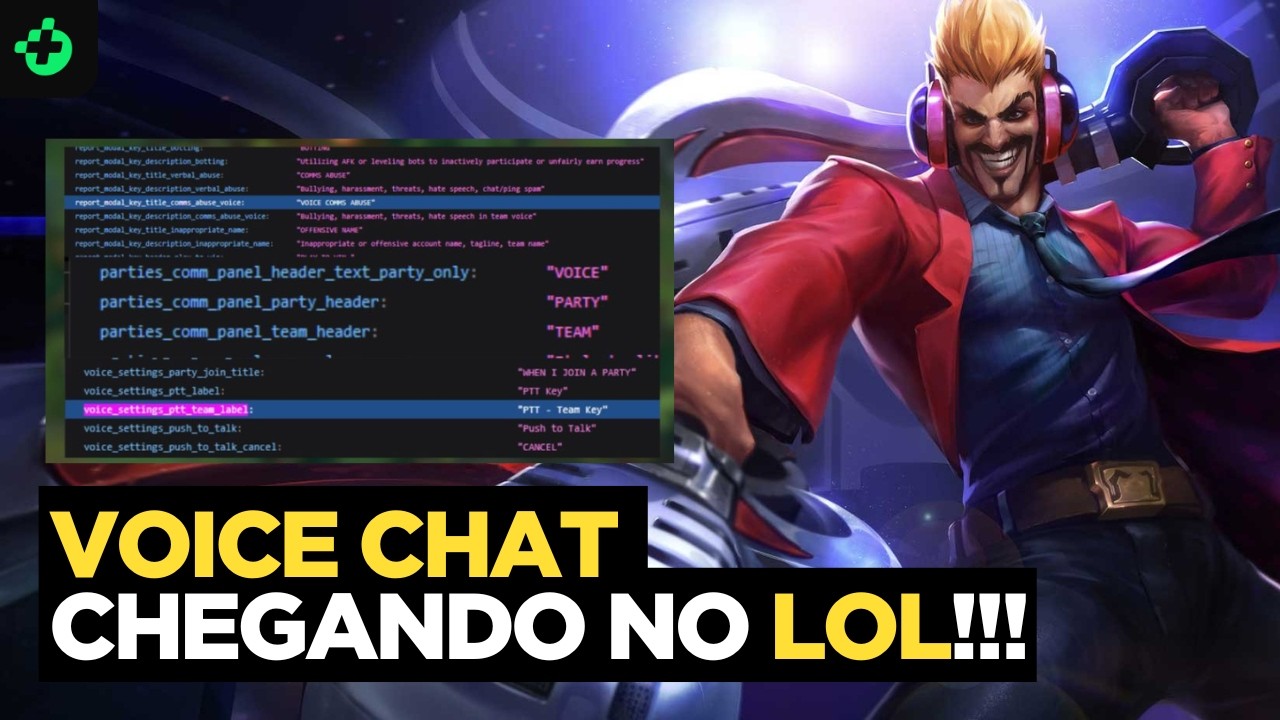 Voice chat in League of Legends may be coming soon...