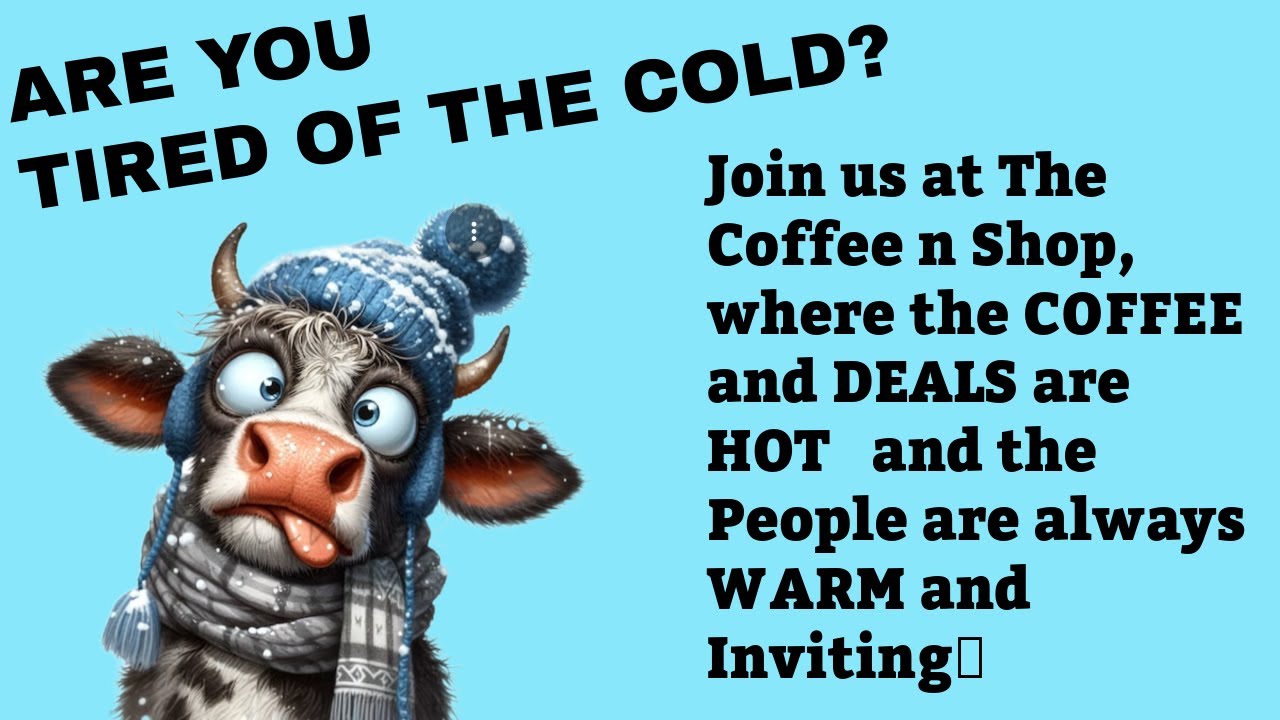 Hot coffee and deals  warm and inviting chat