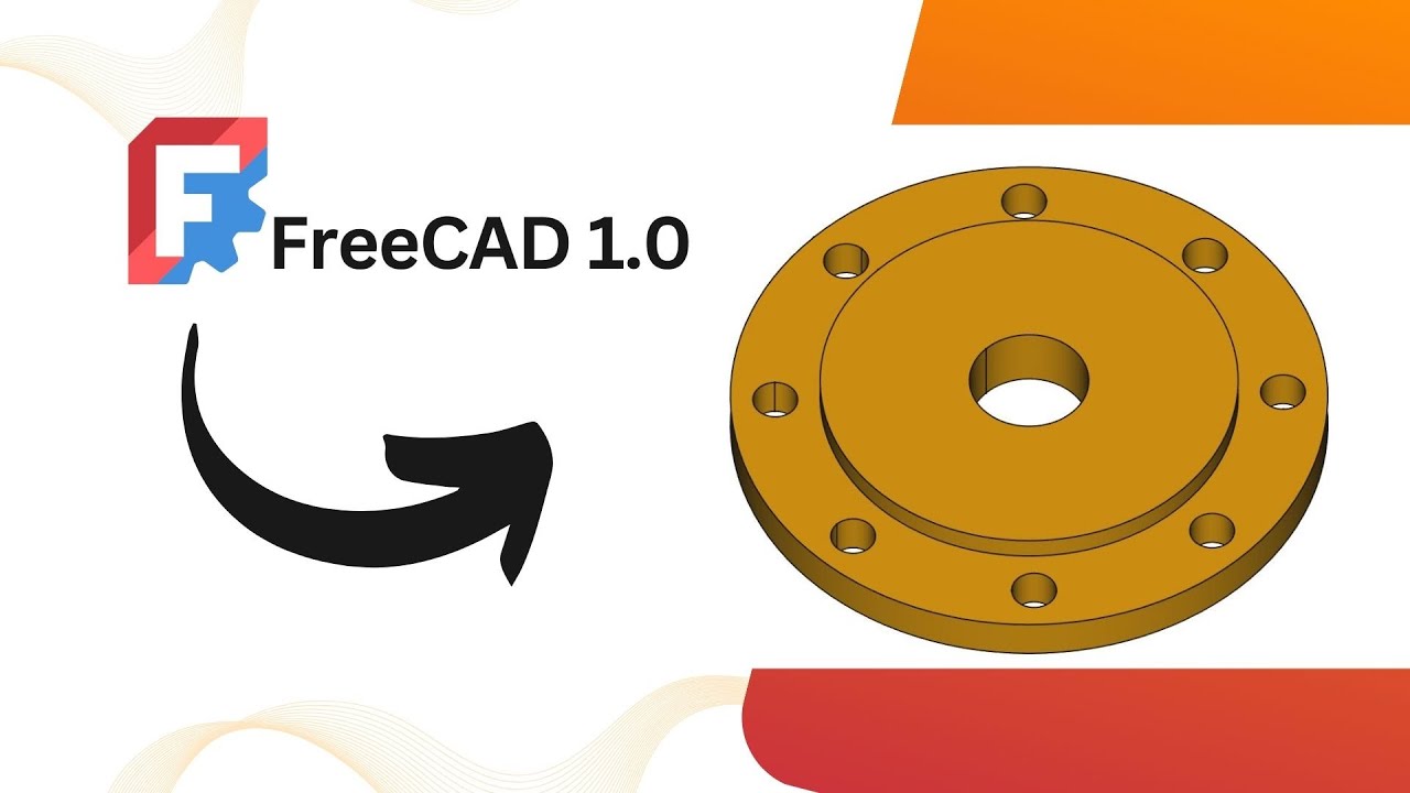 How to Design a Mechanical Flange | FreeCAD