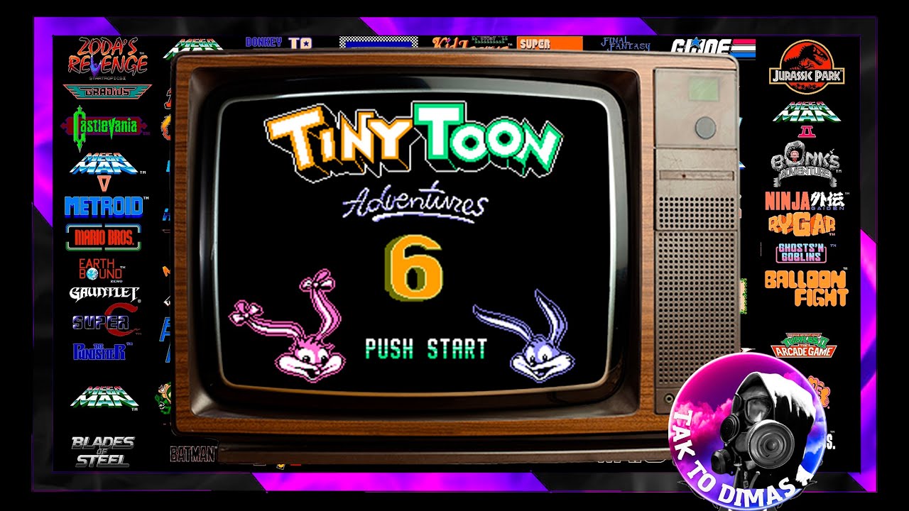 ▫NES▫ Tiny Toon Adventures 6 ► Longplay (no commentary)