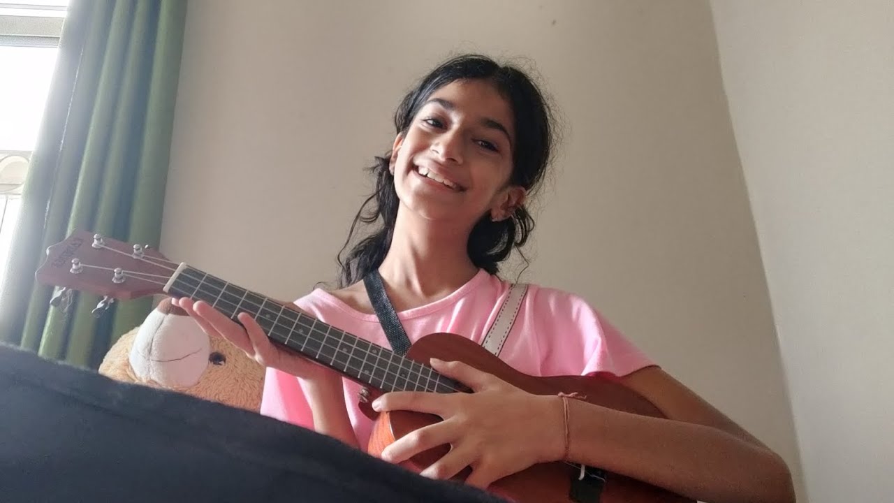 Let me down slowly (Alec Benjamin) played on the ukulele by Vinaayah 💕.... #NewLearningOfTheDay 