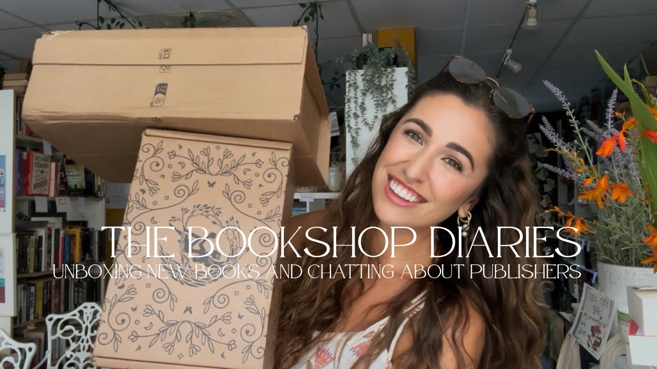 Unboxing new book boxes and chatting about publishers | The Bookshop Diaries 