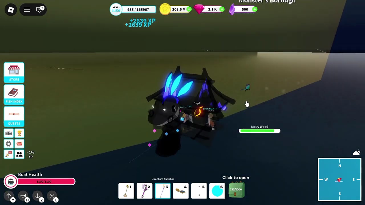 Hunting Moby Wood (Fishing Simulator | Roblox)