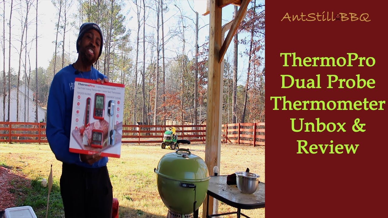 Make Your Grilling Easier With The Thermopro Dual Probe Thermometer! | AntStill BBQ |