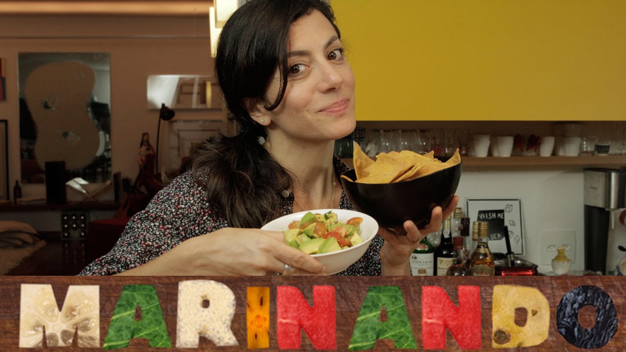 Nachos com guacamole