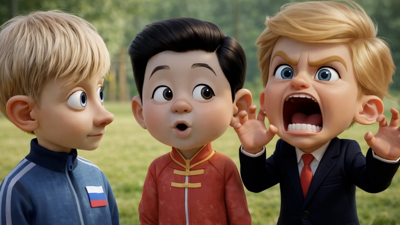 СоловьёвKids: Трамп захватывает мир, Путин - голодный ребёнок🤮 (детское шоу от Соловьёва) | «КБР»