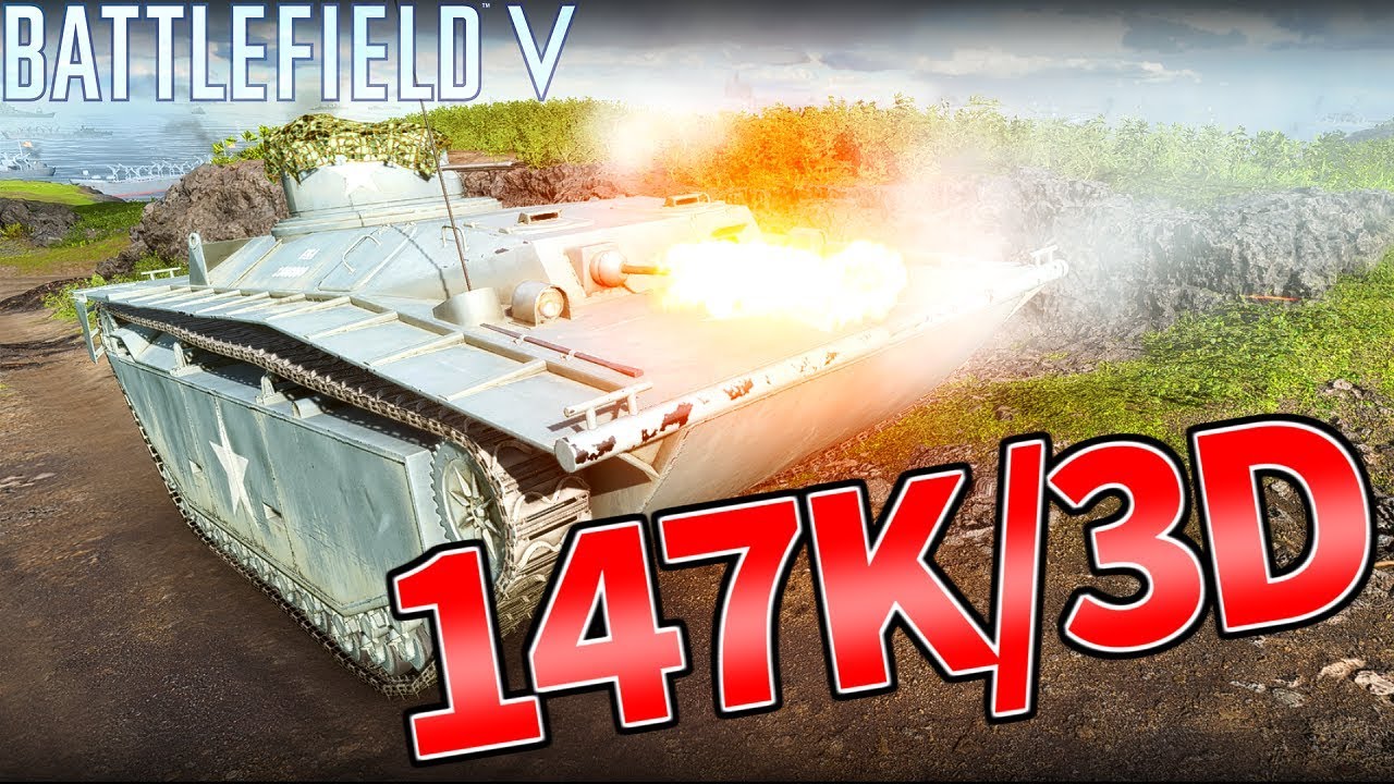 【BF5】対人性能が最強すぎた『対空ビークルLVT』が追加された-147Kill 3Death【battlefield5実況】【ソバルト】