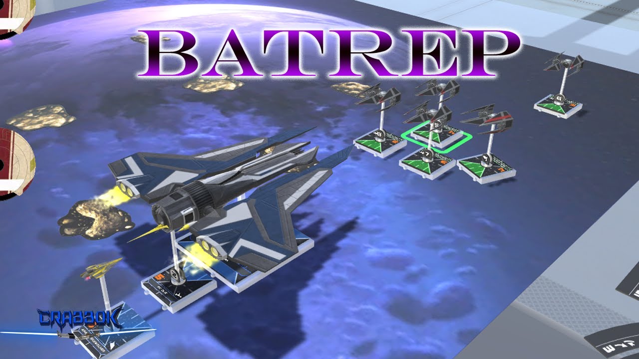 X-Wing - Bo Katan's Gauntlet Fighter vs 5 TIE Interceptors! Fly Casual