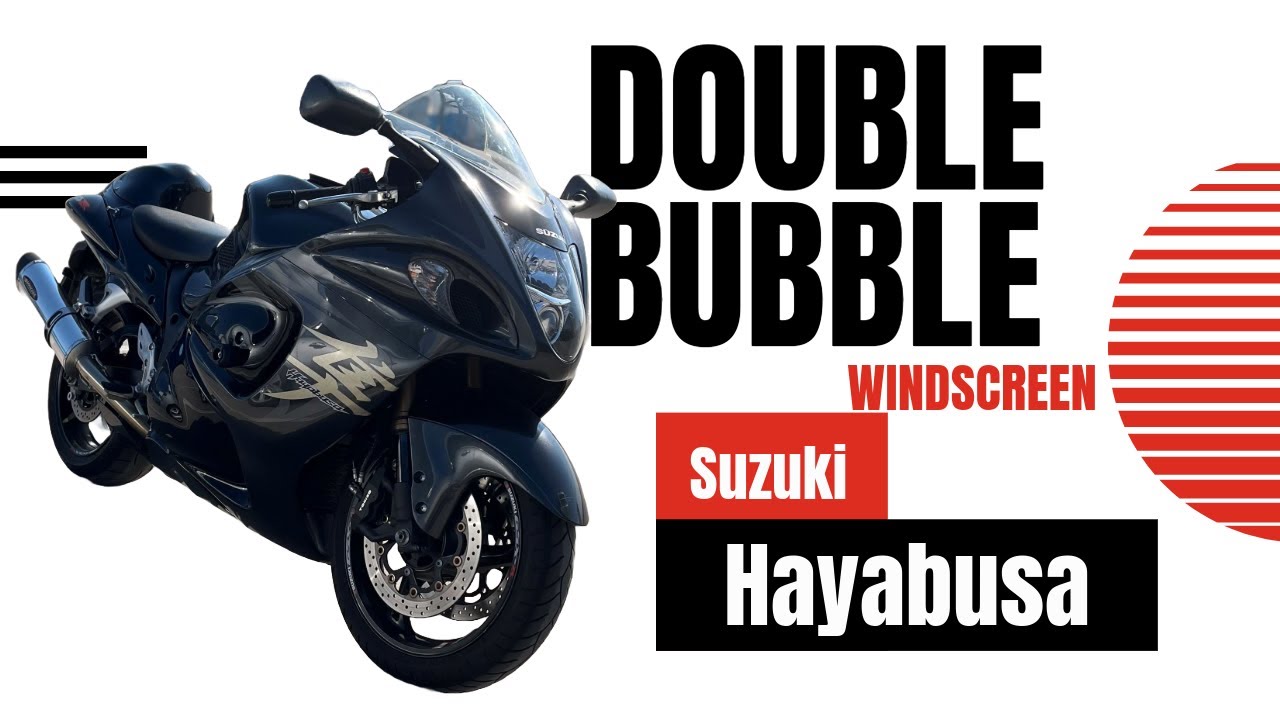 Change windscreen to a Suzuki GSX 1300-R Hayabusa Gen 2