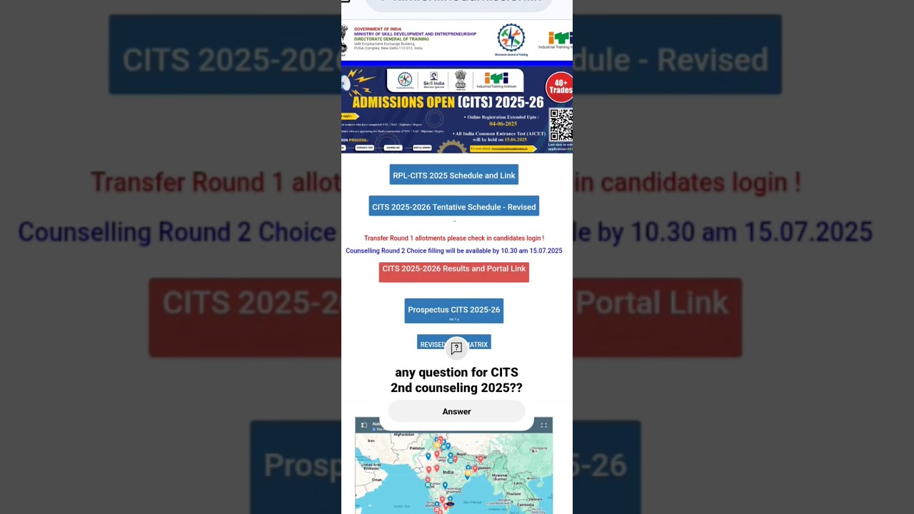 CITS 2nd Counseling 2025||CTI Counseling process 2025 #trending #shorts #viral #viralvideo