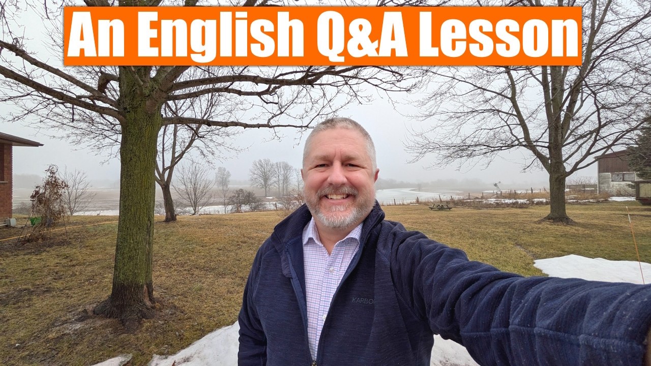 A Live English Question and Answer Lesson! Come And Join!