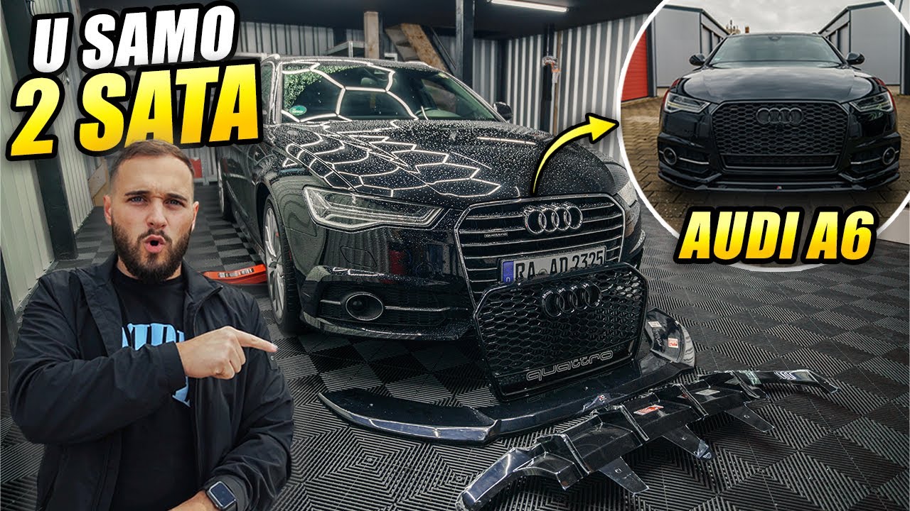 TOTALNA TRANSFORMACIJA U SAMO PAR SATI! AUDI A6 C7